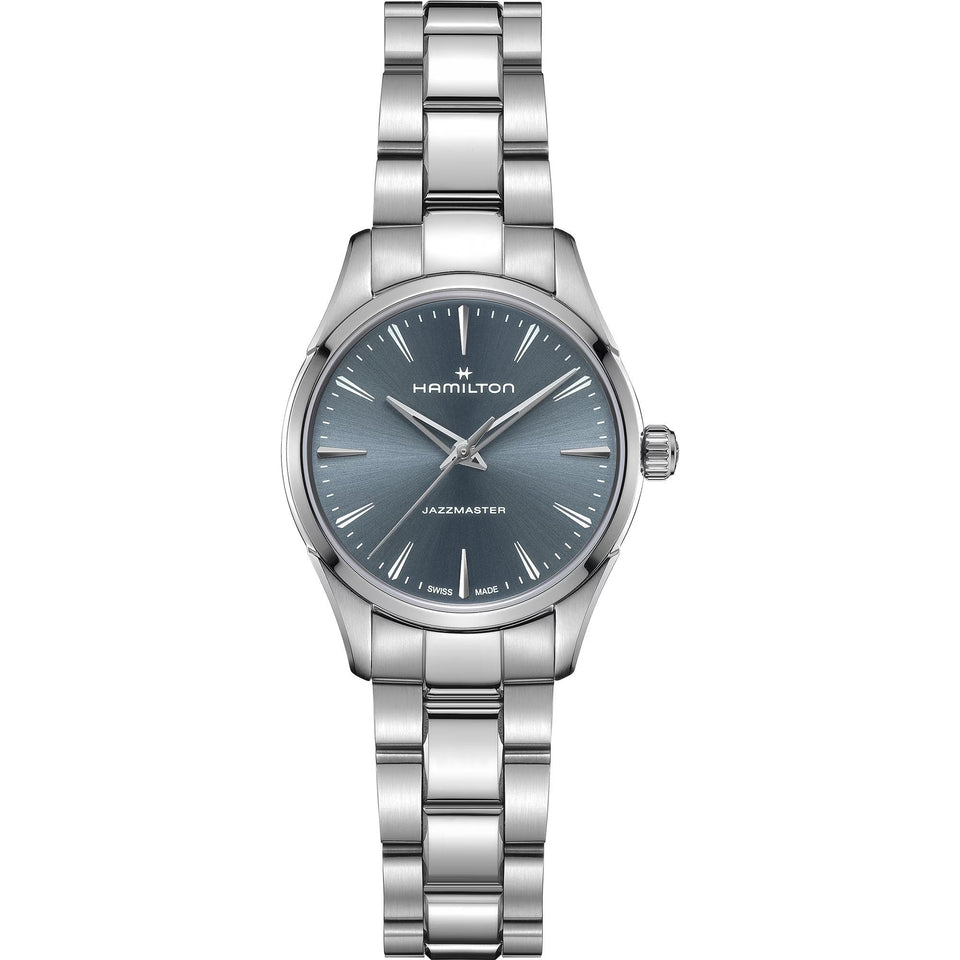 Hamilton Ladies Jazzmaster 32mm Dusty Blue Dial Quartz Watch