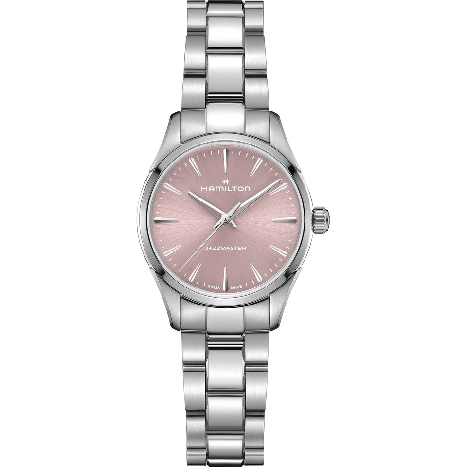 Hamilton Ladies Jazzmaster 32mm Dusty Rose Quartz Watch