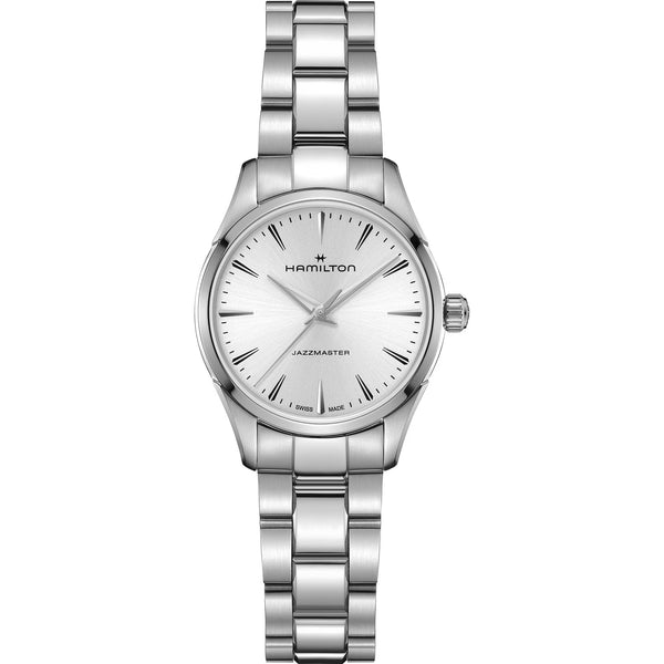 Hamilton Ladies Jazzmaster 32mm Quartz Silver Dial Watch
