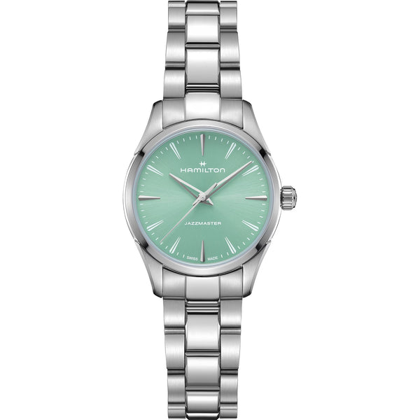 Hamilton Ladies Jazzmaster 32mm Turquoise Quartz Watch