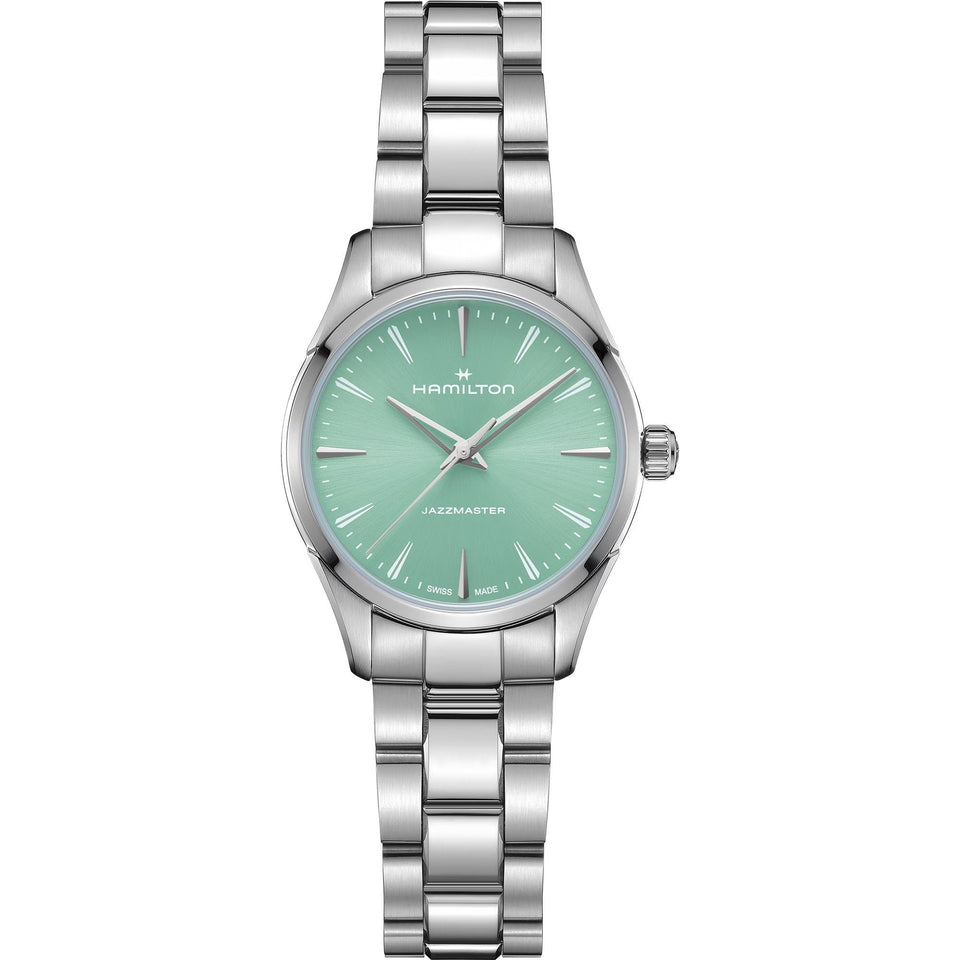 Hamilton Ladies Jazzmaster 32mm Turquoise Quartz Watch