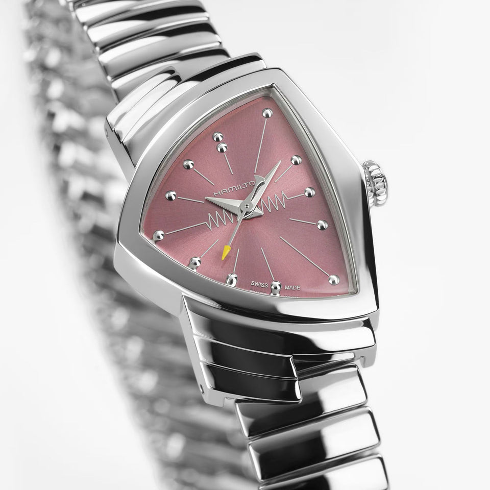 Hamilton Ladies Ventura S Quartz Pink Dial Watch