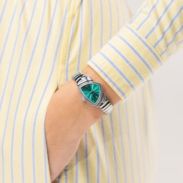 Hamilton Ladies Ventura S Quartz Turquoise Watch