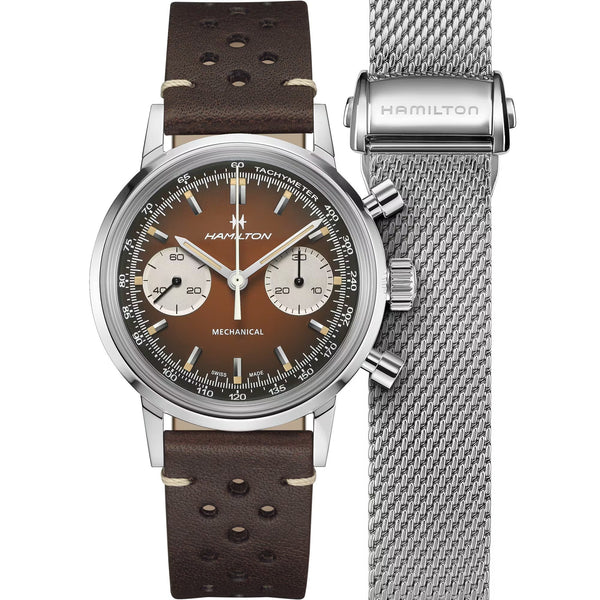 Hamilton Men's American Classic Intra-Matic Chronograph Bracelet Bundle