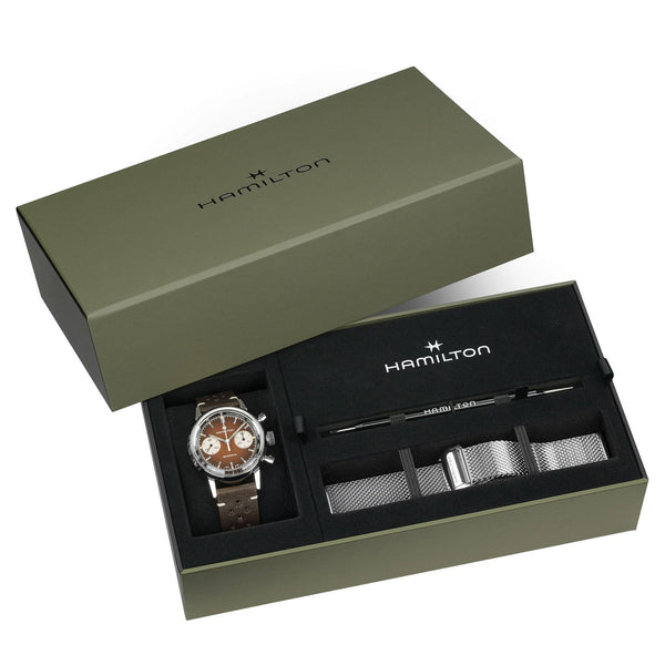 Hamilton Men's American Classic Intra-Matic Chronograph Bracelet Bundle
