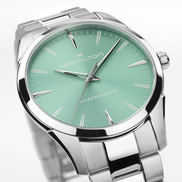 Hamilton Men's Jazzmaster 40mm Quartz Turquoise Watch