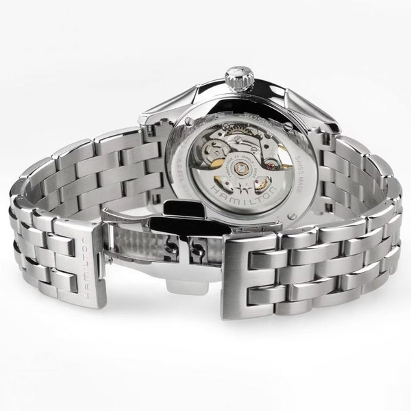 Hamilton Men's Jazzmaster 40mm Skeleton Green Dial Watch