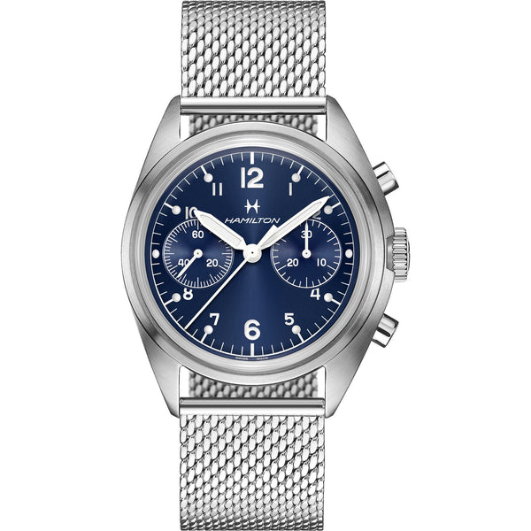 Hamilton Men's Khaki Aviation Pilot Mioneer Mechanical Chronograph Watch