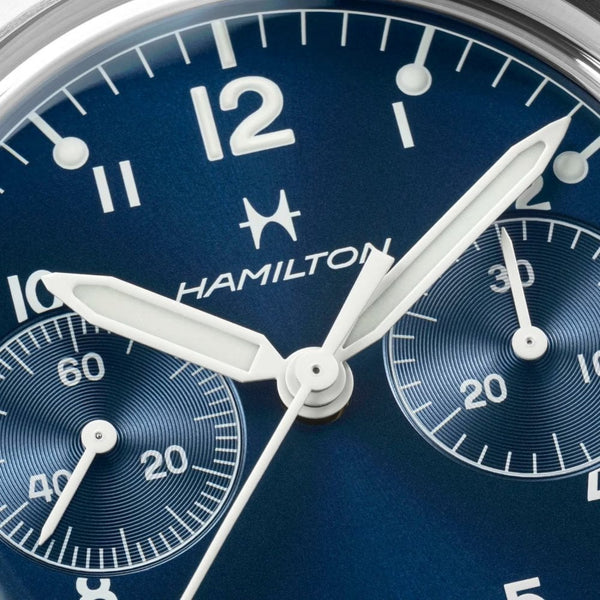 Hamilton Men's Khaki Aviation Pilot Mioneer Mechanical Chronograph Watch