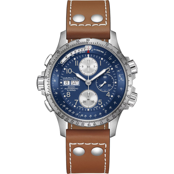 Hamilton Men's Khaki Aviation X-Wind Automatic Chronograph 44mm Watch