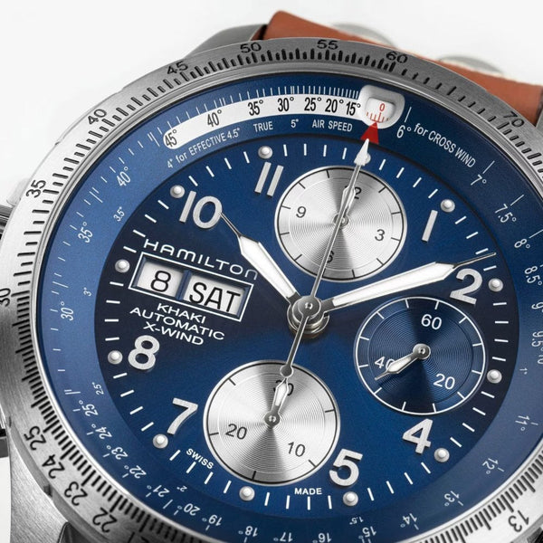 Hamilton Men's Khaki Aviation X-Wind Automatic Chronograph 44mm Watch