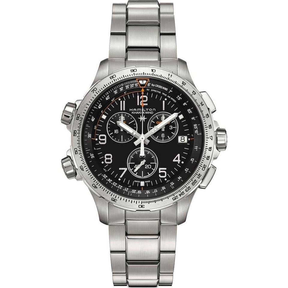 Hamilton Men's Khaki Aviation X-Wind Chrono Quartz GMT Watch