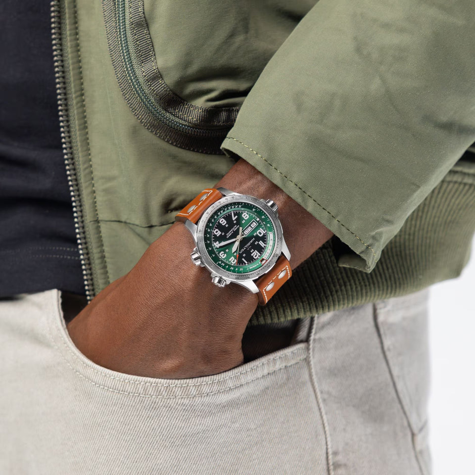 Hamilton Men's Khaki Aviation X-Wind Day Date Watch