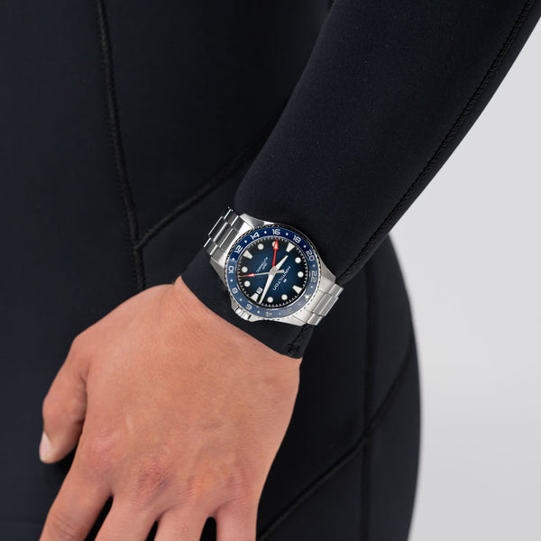 Hamilton Men's Khaki Blue Navy Scuba Auto GMT 43mm Watch