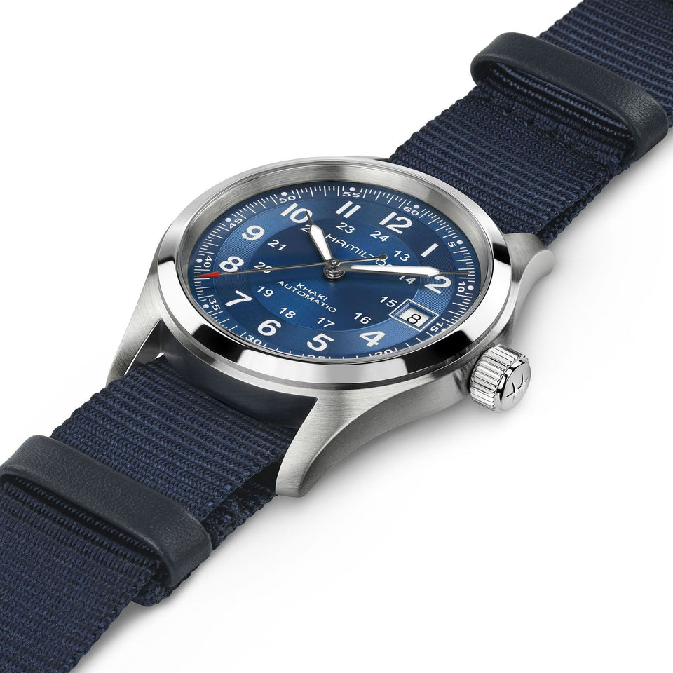 Hamilton Men's Khaki Field Automatic 38mm Navy Watch