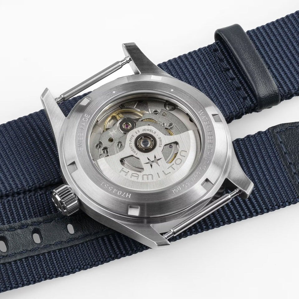 Hamilton Men's Khaki Field Automatic 38mm Navy Watch