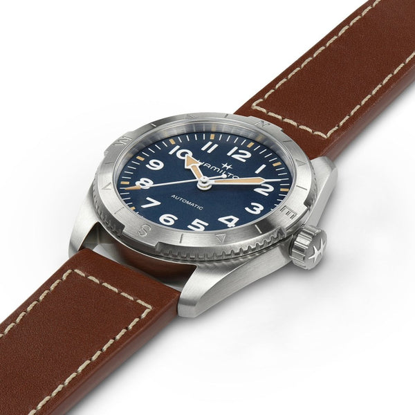 Hamilton Men's Khaki Field Expedition Blue Dial Automatic 37mm Watch