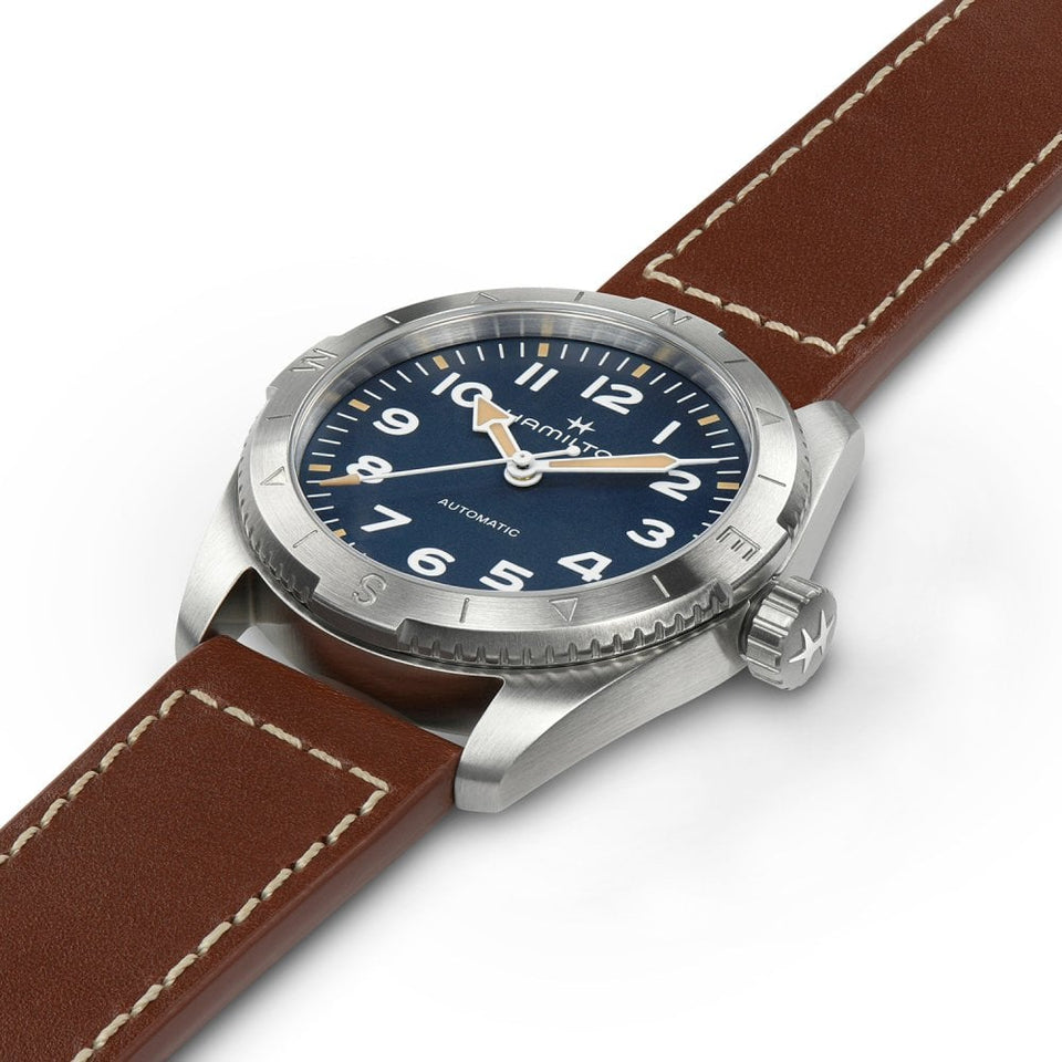 Hamilton Men's Khaki Field Expedition Blue Dial Automatic 37mm Watch