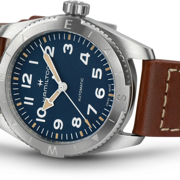 Hamilton Men's Khaki Field Expedition Blue Dial Automatic 37mm Watch