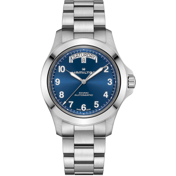 Hamilton Men's Khaki Field King Blue Day-Date 40mm Watch