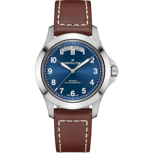 Hamilton Men's Khaki Field King Day-Date 40mm Blue Watch