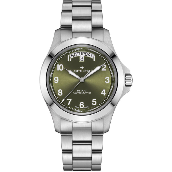 Hamilton Men's Khaki Field King Green Day-Date 40mm Watch