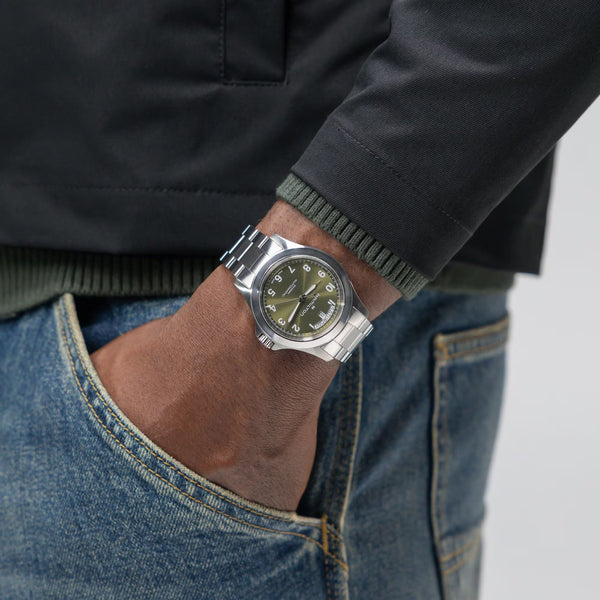 Hamilton Men's Khaki Field King Green Day-Date 40mm Watch