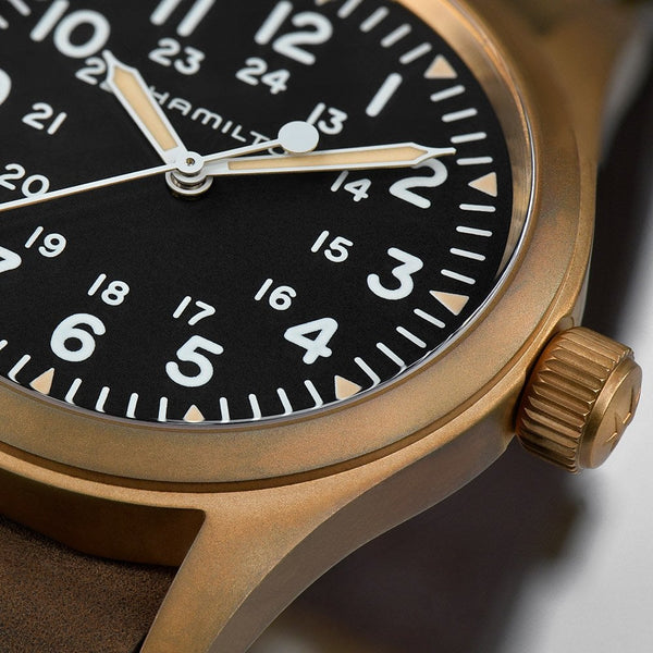 Hamilton Men's Khaki Field Mechanical Bronze 38mm Watch