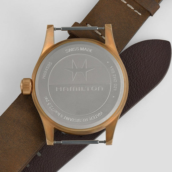 Hamilton Men's Khaki Field Mechanical Bronze 38mm Watch