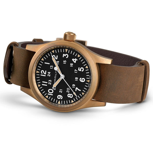 Hamilton Men's Khaki Field Mechanical Bronze 38mm Watch