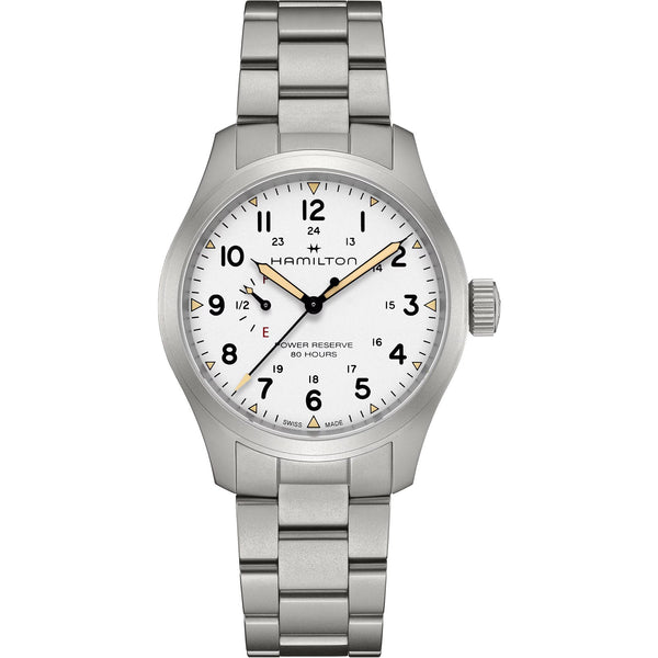Hamilton Men's Khaki Field Mechanical Power Reserve 40mm Watch