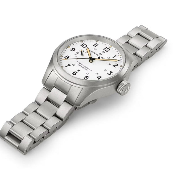 Hamilton Men's Khaki Field Mechanical Power Reserve 40mm Watch
