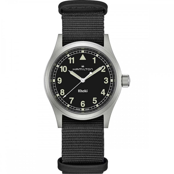 Hamilton Men's Khaki Field Quartz 38mm Black NATO Watch