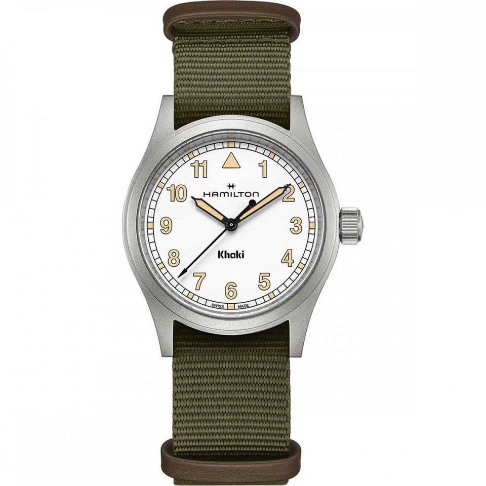 Hamilton Men's Khaki Field Quartz 38mm Green NATO Watch