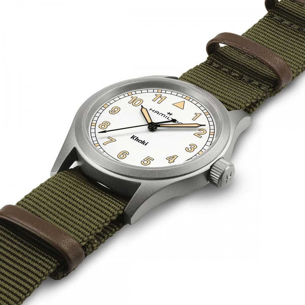 Hamilton Men's Khaki Field Quartz 38mm Green NATO Watch