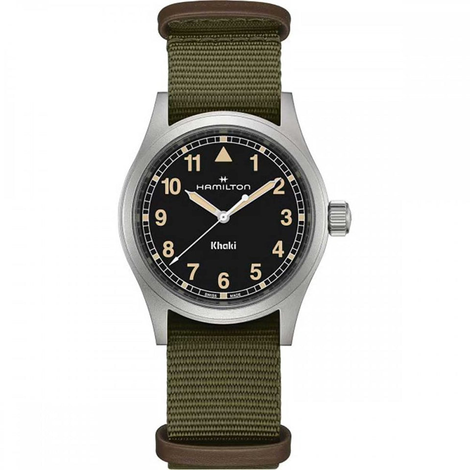 Hamilton Men's Khaki Field Quartz 38mm Green NATO Watch