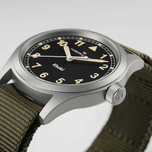 Hamilton Men's Khaki Field Quartz 38mm Green NATO Watch
