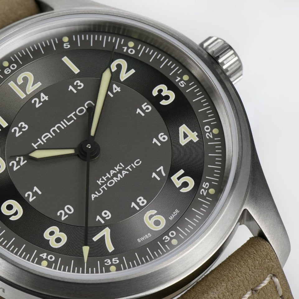 Hamilton Men's Khaki Field Titanium Auto Watch | 42mm