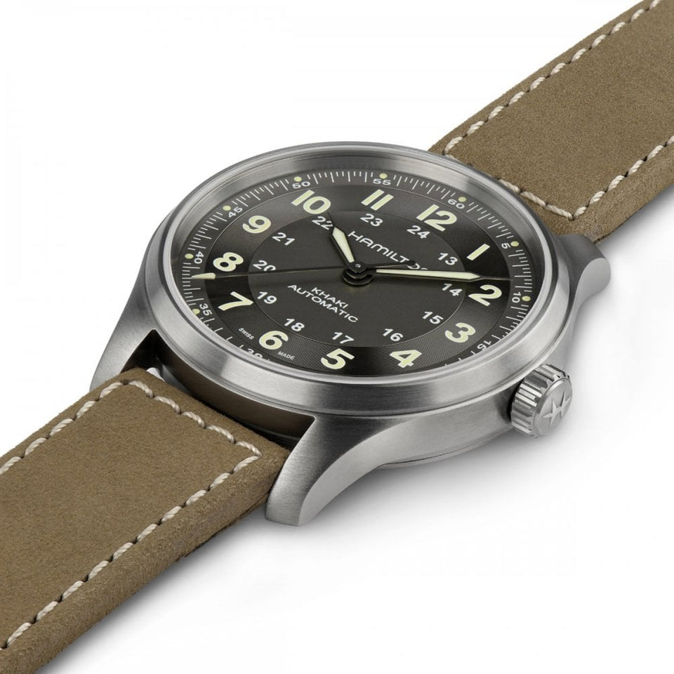 Hamilton Men's Khaki Field Titanium Auto Watch | 42mm