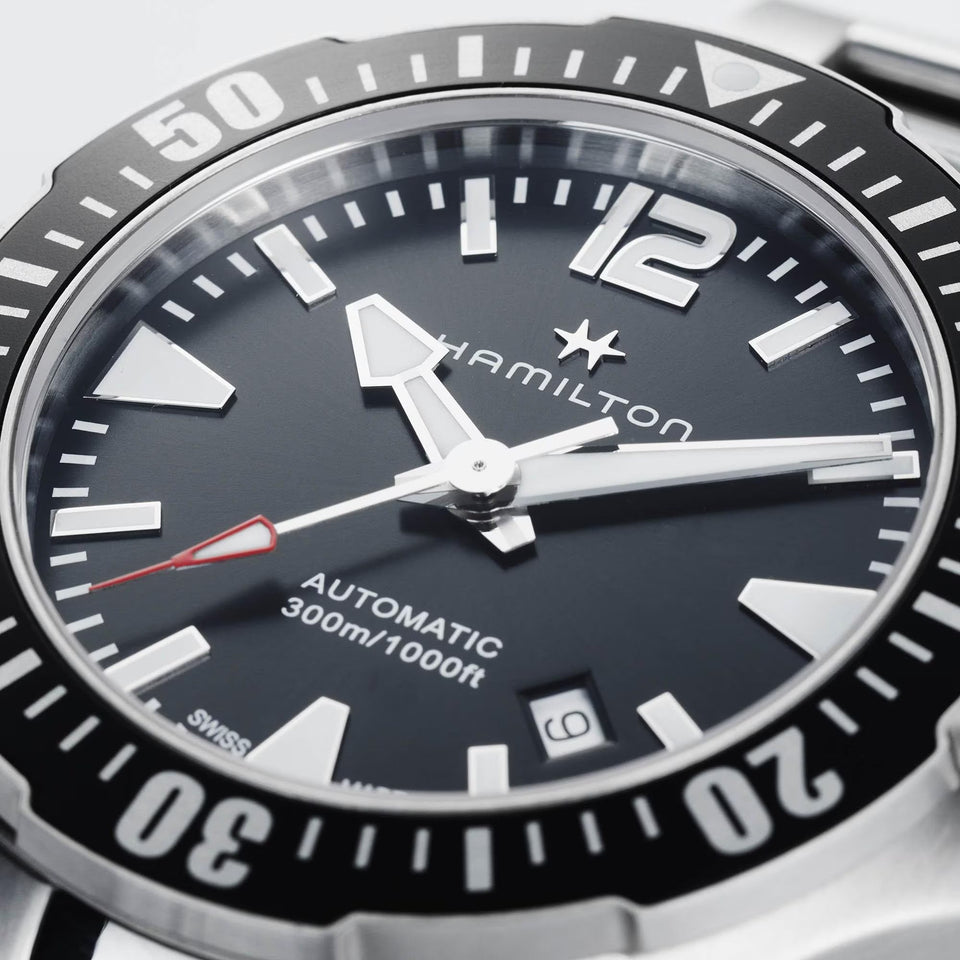 Hamilton Men's Khaki Navy Frogman 42mm Automatic Watch