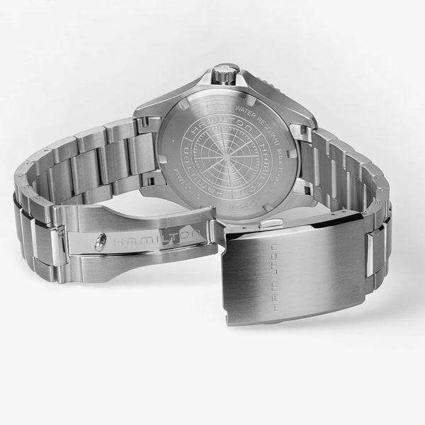 Hamilton Men's Khaki Navy Scuba 40mm Automatic White & Blue Watch