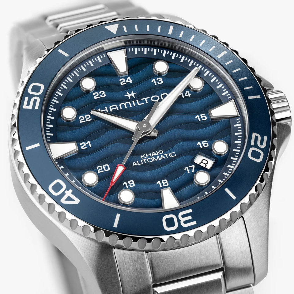 Hamilton Men's Khaki Navy Scuba Automatic 40mm Blue Watch