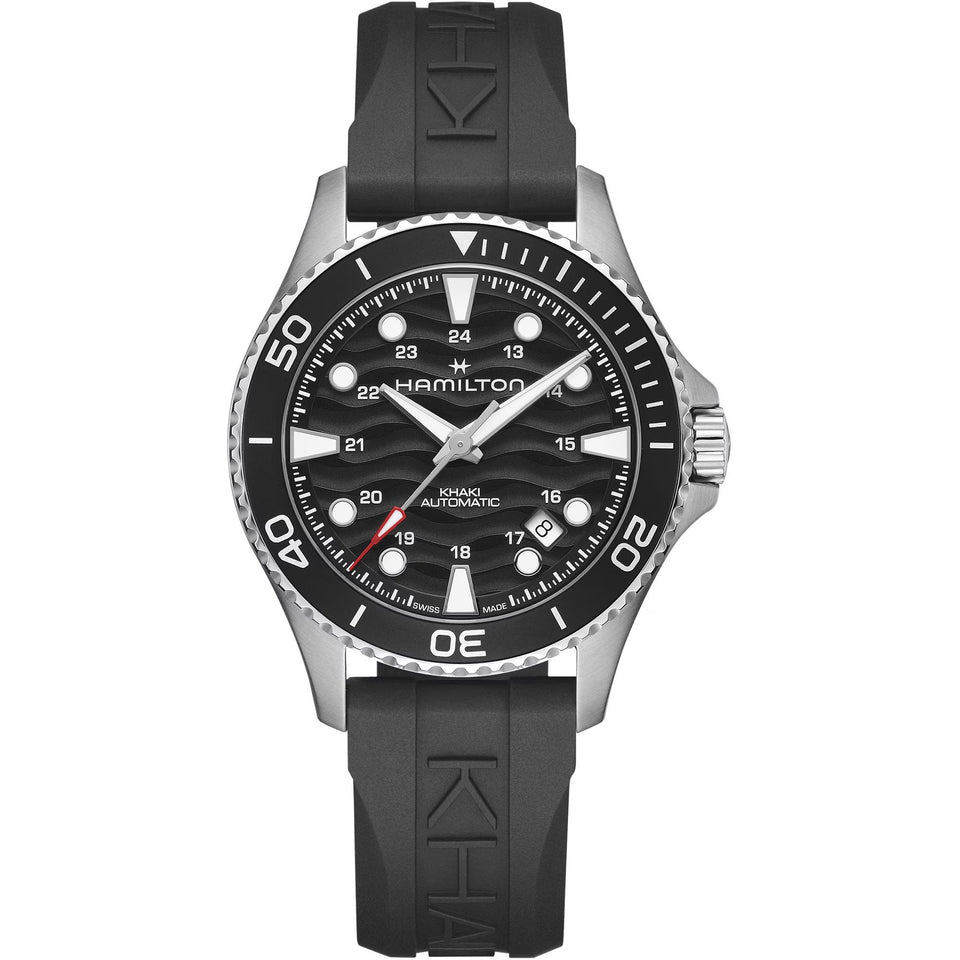 Hamilton Men's Khaki Navy Scuba Automatic Black 40mm Watch