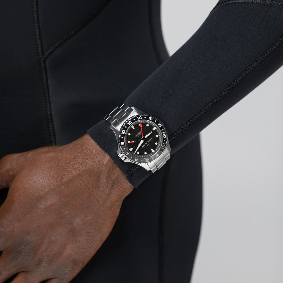 Hamilton Men's Khaki Navy Scuba Automatic Black Dial 40mm Watch