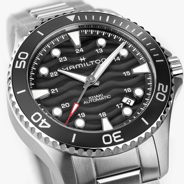 Hamilton Men's Khaki Navy Scuba Automatic Black Dial 40mm Watch