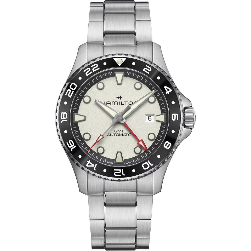 Hamilton Men's Khaki Navy Scuba Automatic GMT 43mm Watch