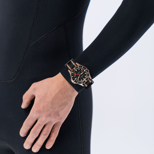 Hamilton Men's Khaki Navy Scuba Automatic GMT Bronze 43mm Watch