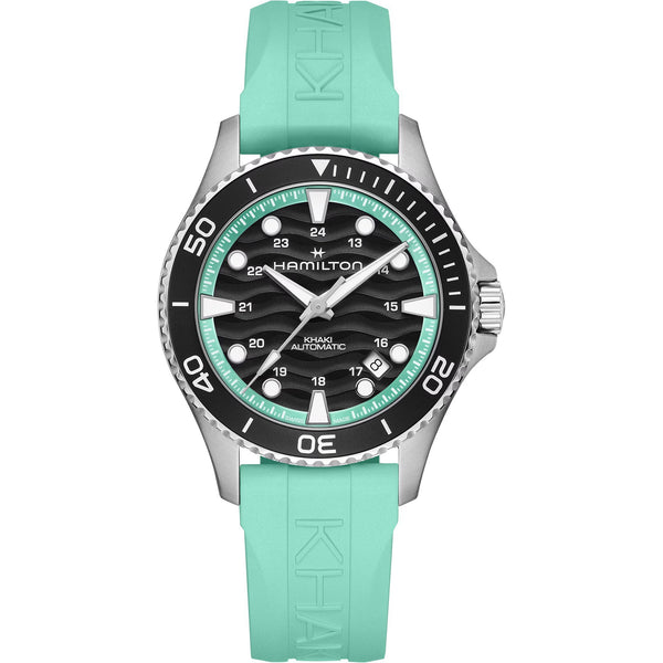 Hamilton Men's Khaki Navy Scuba Turquoise 40mm Watch