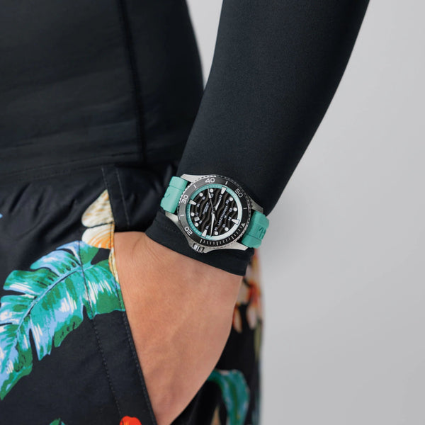 Hamilton Men's Khaki Navy Scuba Turquoise 40mm Watch