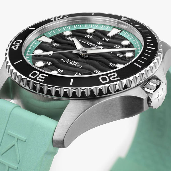 Hamilton Men's Khaki Navy Scuba Turquoise 40mm Watch